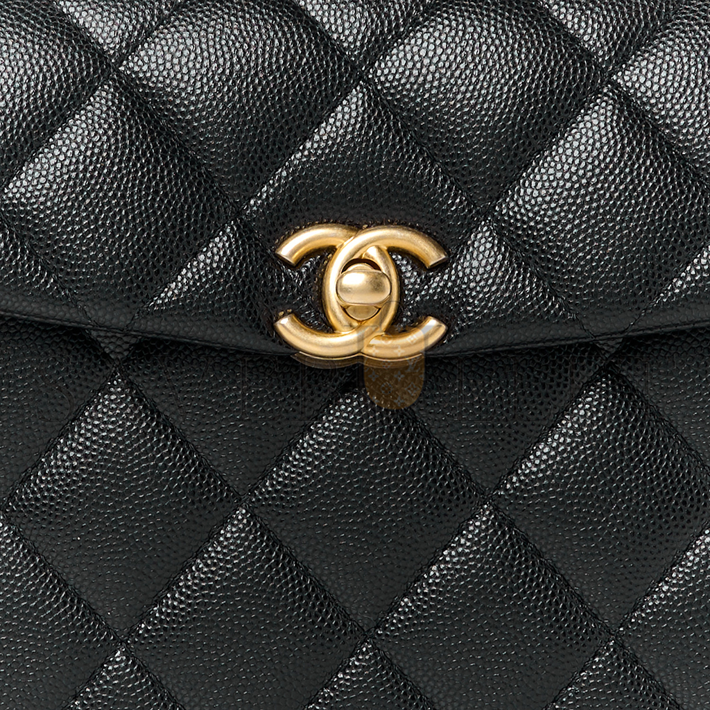 CHANEL CAVIAR QUILTED 31 RUE CAMBON MINI TOP HANDLE FLAP (19*15*7cm) 